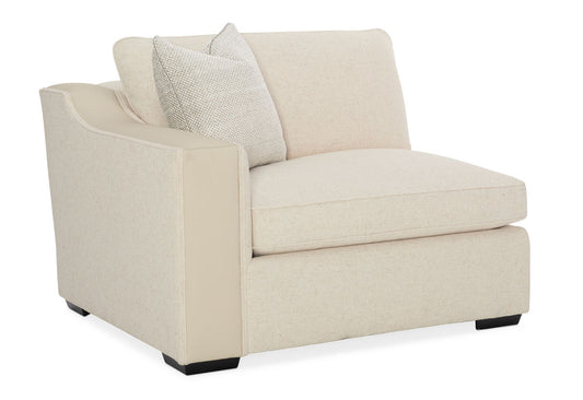 Caracole Back on Track Left Arm Chair
