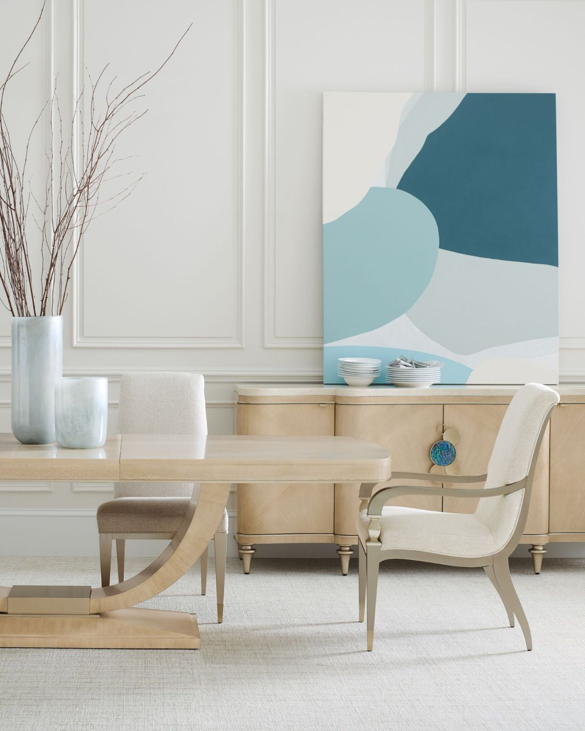 Caracole Fan Dining Table Extending 213-315cm