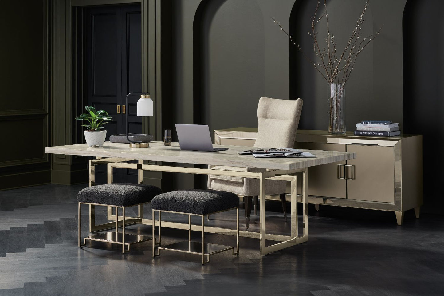 Caracole Perfect Pairing Wing Chair