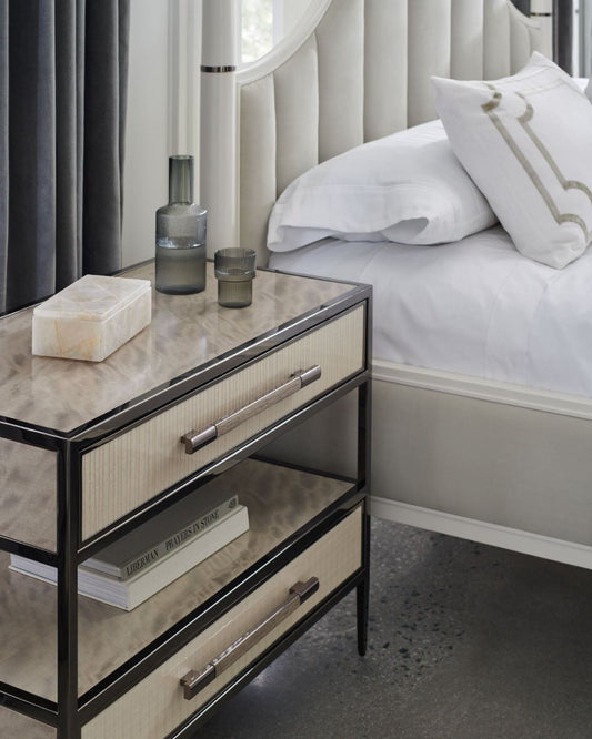 Caracole Dual Impressions Bedside Table