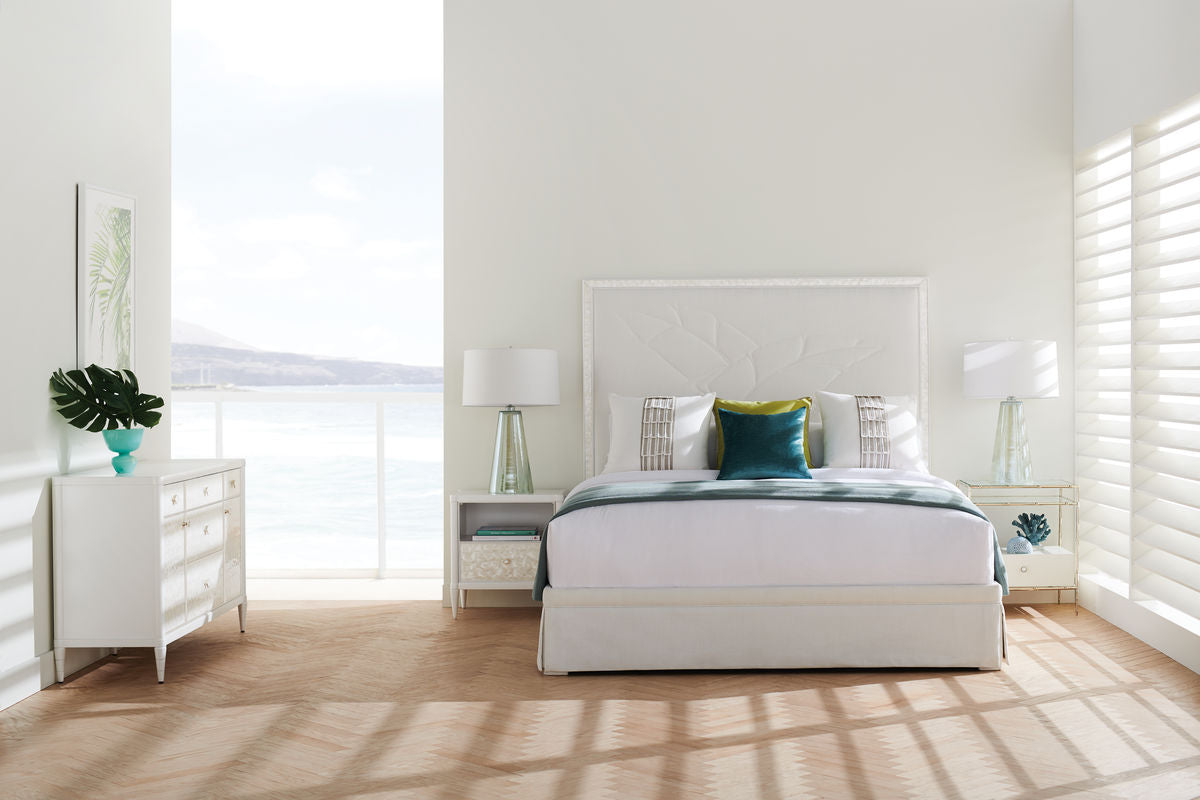 Caracole White Cap Bedside Table