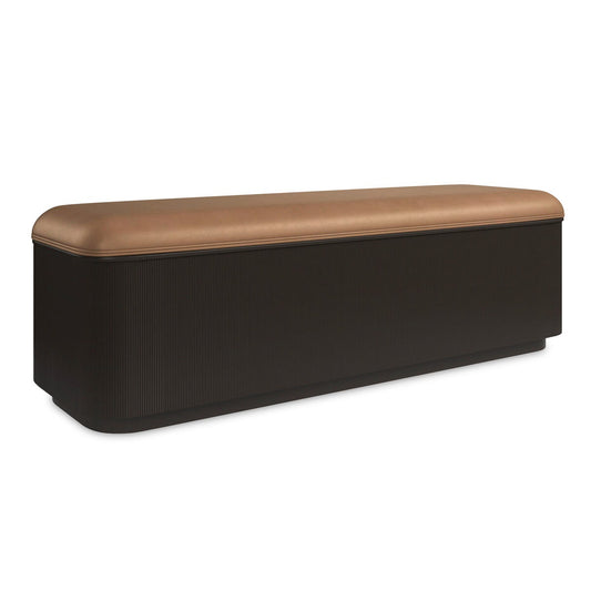 Caracole for the Love of Bed Bench in Chocolate