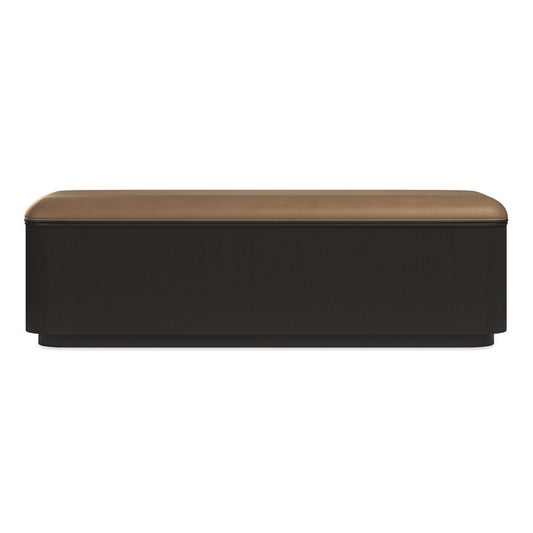 Caracole for the Love of Bed Bench in Chocolate